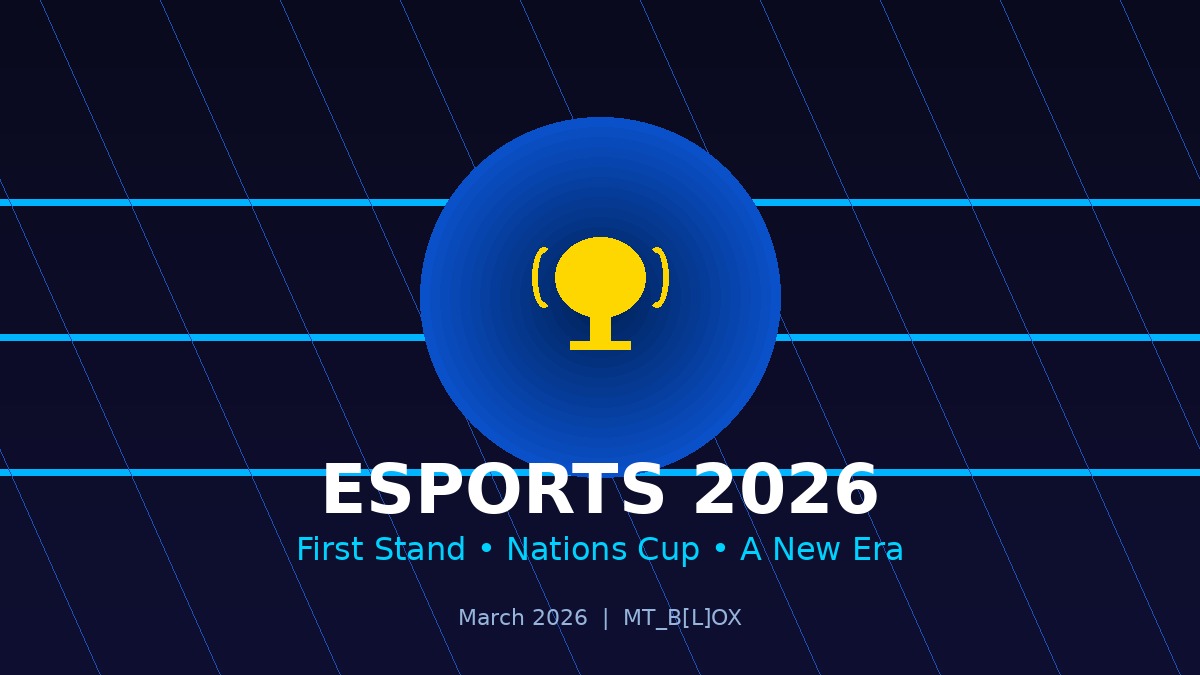 Esports 2026: First Stand and Nations Cup