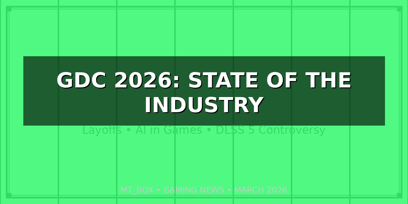 GDC 2026: State of the Game Industry — Layoffs, AI, and DLSS 5